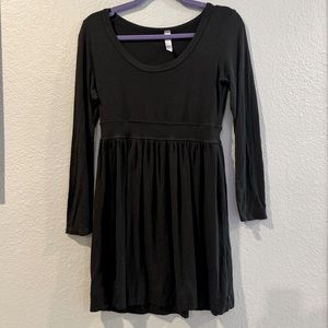 Long sleeved casual black dress from Lush